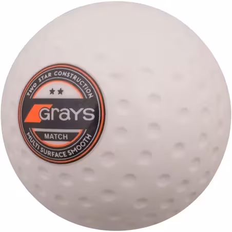 Grays Match Hockey Ball - Pack of 60 - White (2023/24) -