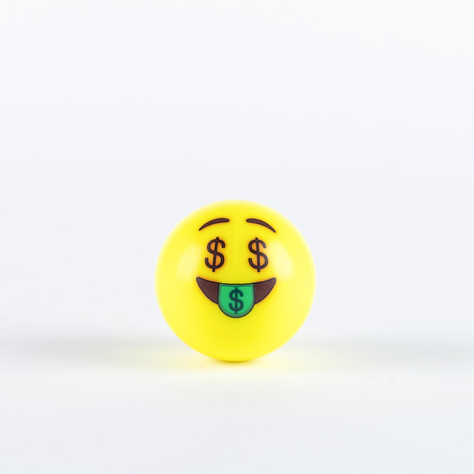 Balle De Hockey Grays Emoji – Dizzy – Jaune Fluo – 155,9 G – Construction 2 étoiles – Idéal Entraînement Et Cadeau