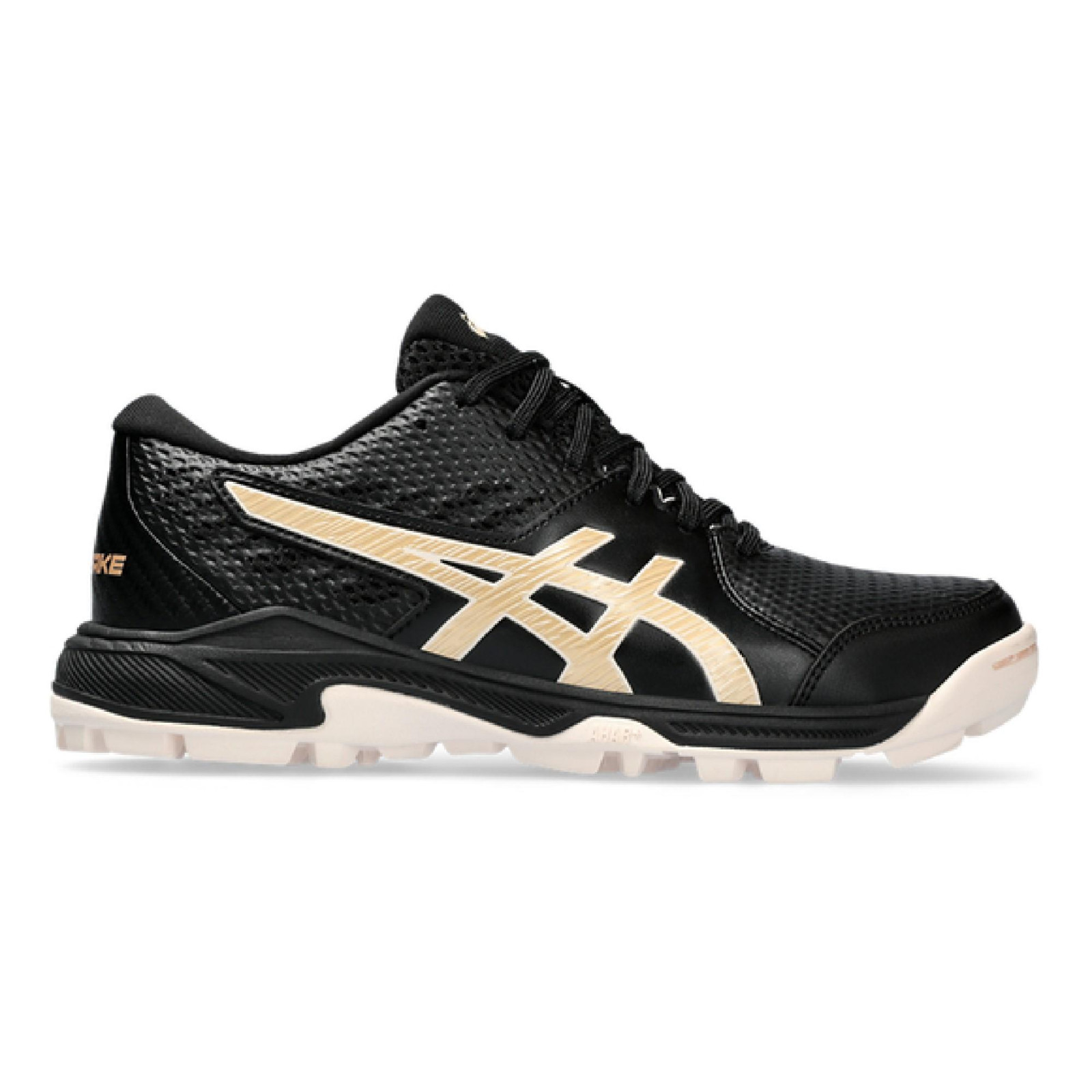 Asics Gel Peake 2 Hockey Shoes - Black/Champagne (2023/24) - Image 1 of 2