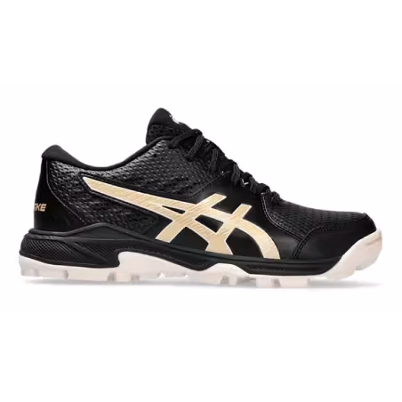 Asics Gel Peake 2 Hockey Shoes - Black/Champagne (2023/24) - Asics Gel Peake 2 Hockey Shoes - Black/Champagne (2023/24) - Asics 