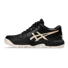 Asics Gel Peake 2 Hockey Shoes - Black/Champagne (2023/24)