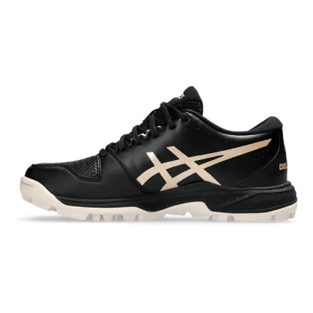 Asics Gel Peake 2 Hockey Shoes - Black/Champagne (2023/24)
