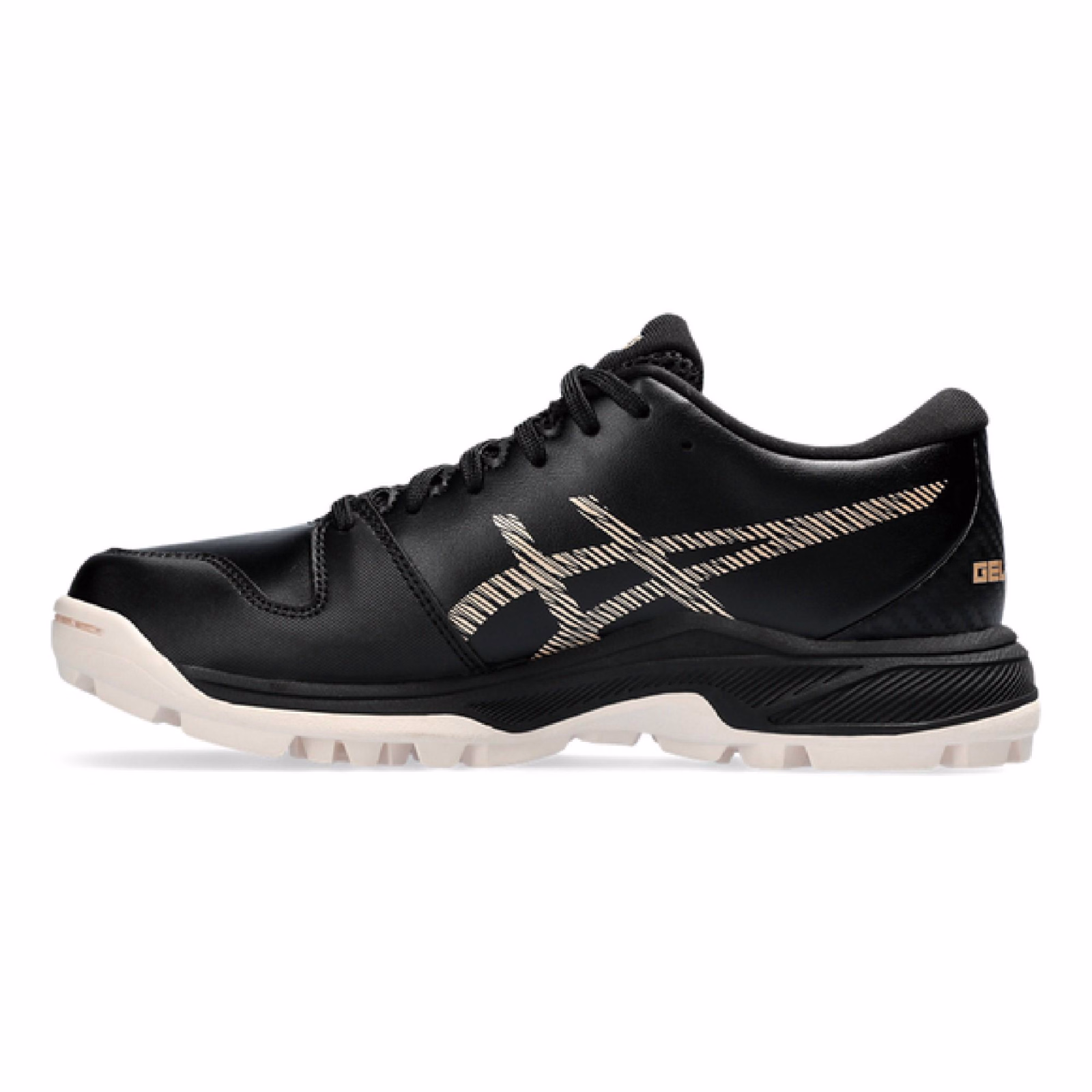 Asics Gel Peake 2 GS Junior Hockeyschuhe - Schwarz/Champagner (2023/24) - Asics Gel Peake 2 GS Junior Hockeyschuhe - Schwarz/Champagner (2023/24) - Asics Gel Peake 2 GS Junior Hockeyschuhe - Schwarz/Cha