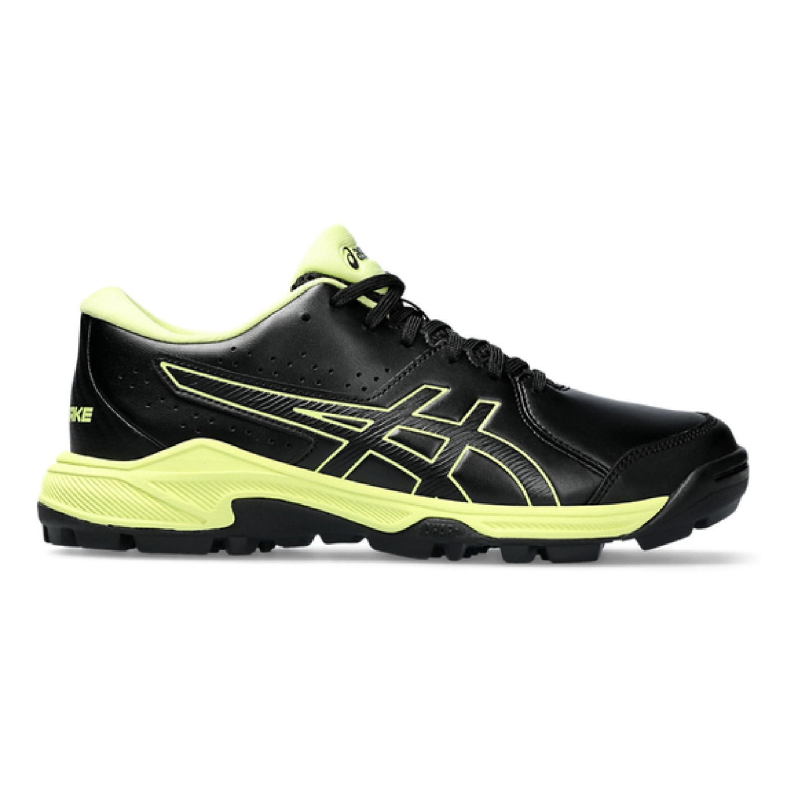 Asics Gel Peake 2 GS Junior Hockey Shoes - Black/Yellow (2023/24) - Image 1 of 2