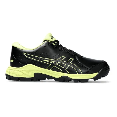 Zapatillas de hockey Asics Gel Peake 2 GS para niños - Negro/Amarillo (2023/24) - Zapatillas de hockey Asics Gel Peake 2 GS para