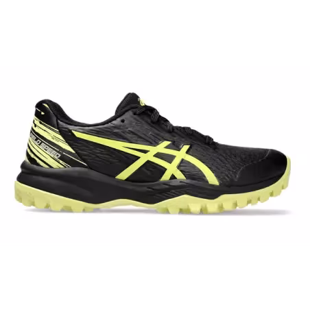 Zapatillas de hockey Asics Field Speed GS para niños - Negro/Amarillo (2023/24) - Zapatillas de hockey Asics Field Speed GS para