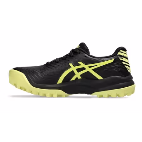 Zapatillas de hockey Asics Field Speed GS para niños - Negro/Amarillo (2023/24)