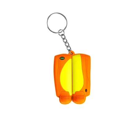 OBO Mini Legguard/Kicker Keyring - Jaune/Orange - Mini bâtons