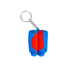 OBO Mini Legguard/Kicker Keyring - Rojo/Perón - Mini palos y