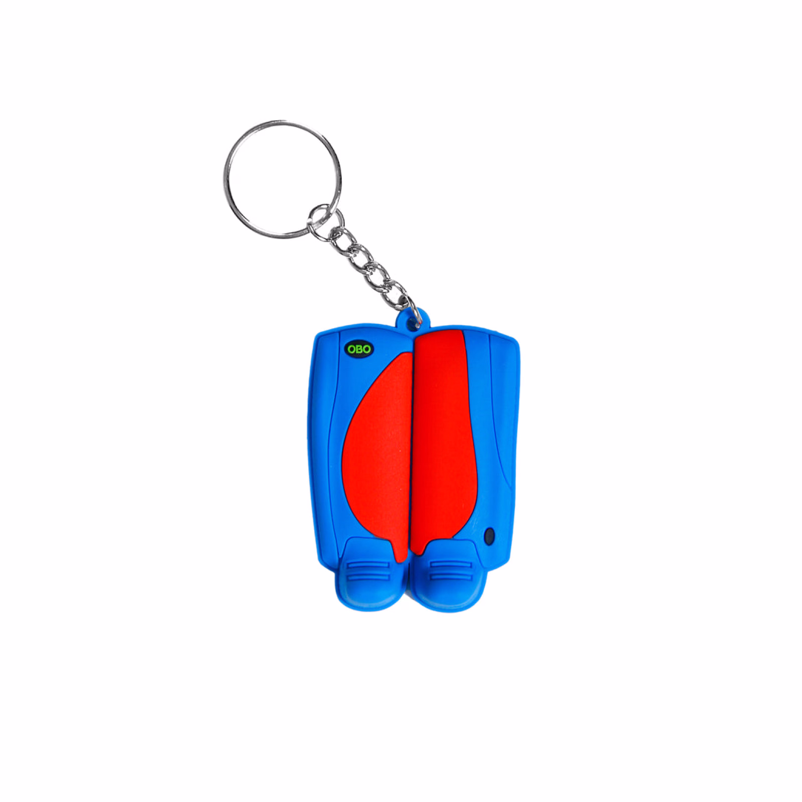 OBO Mini Legguard/Kicker Keyring - Red/Peron
