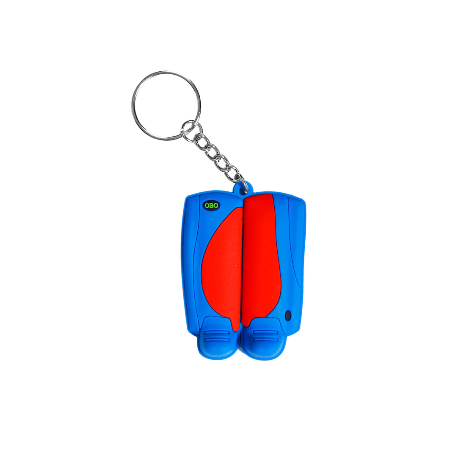 Mini llavero de protección de piernas/patada OBO - Rojo/Peron - OBO Mini Legguard/Kicker Keyring - Rojo/Perón - Mini palos y