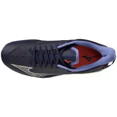 Mizuno Wave Leopardus Hockeyschuhe - Blau (2023/24) - Back View