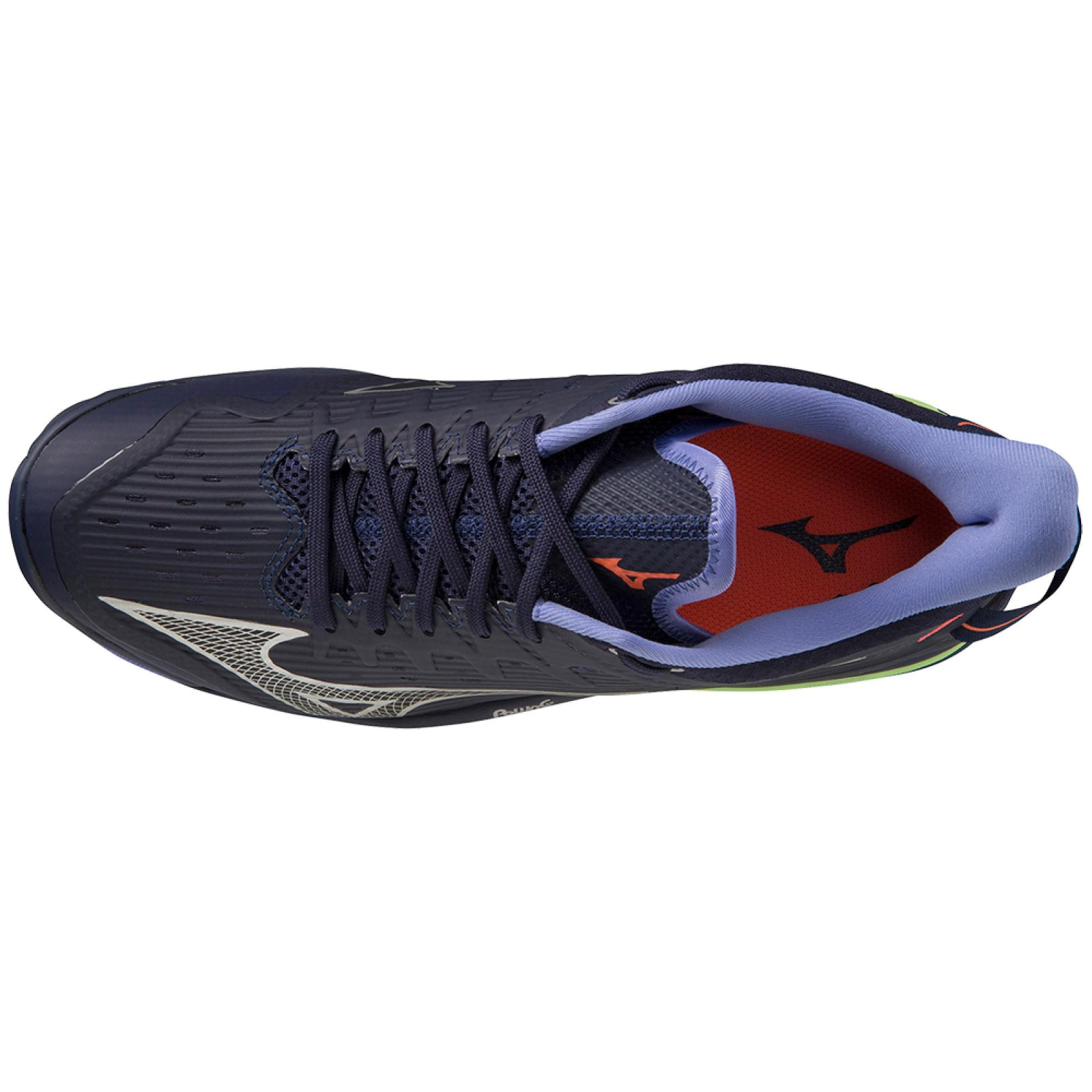Mizuno Wave Leopardus Hockeyschuhe - Blau (2023/24) - Back View