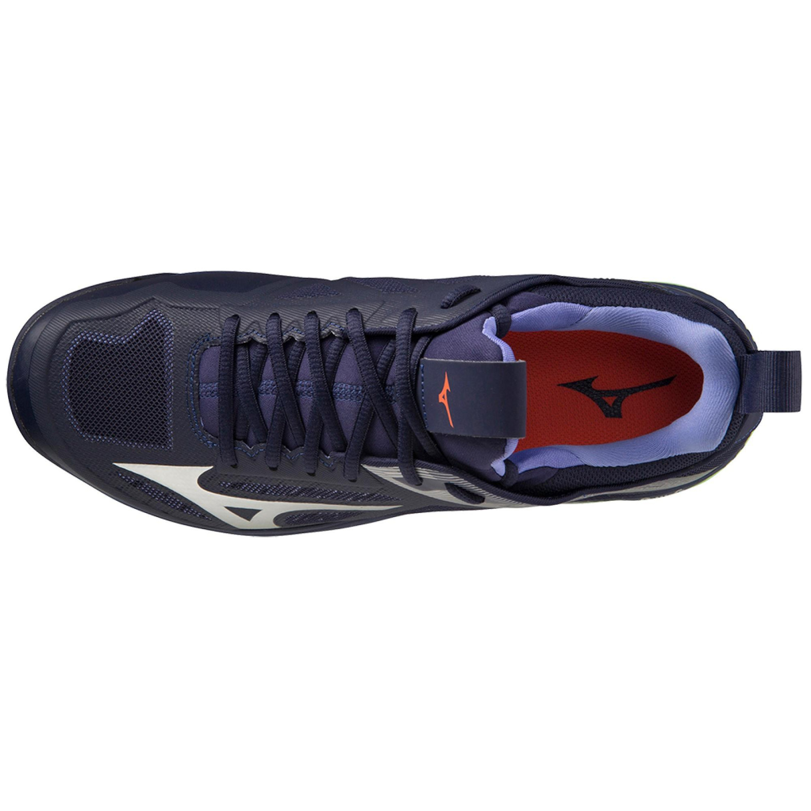 Mizuno Wave Panthera Hockeyschuhe - Blau (2023/24) - Back View