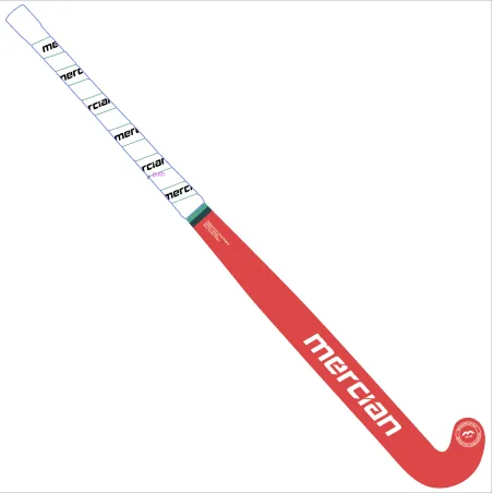 Palo de hockey juvenil Mercian Genesis FG100 - Rojo/Naranja (2024/25) - Palo de hockey juvenil Mercian Genesis FG100 - Rojo/Nara