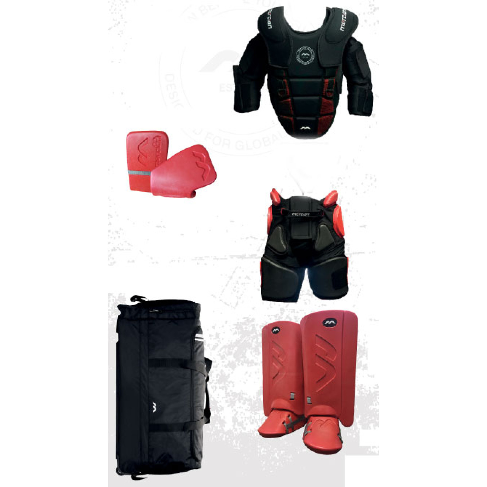 Mercian Evolution Elite Goal Keeping Set - No Helmet/Abdo (2024/25) - Conjunto de objetivos Mercian Evolution Elite - Sin casco/Abdo
