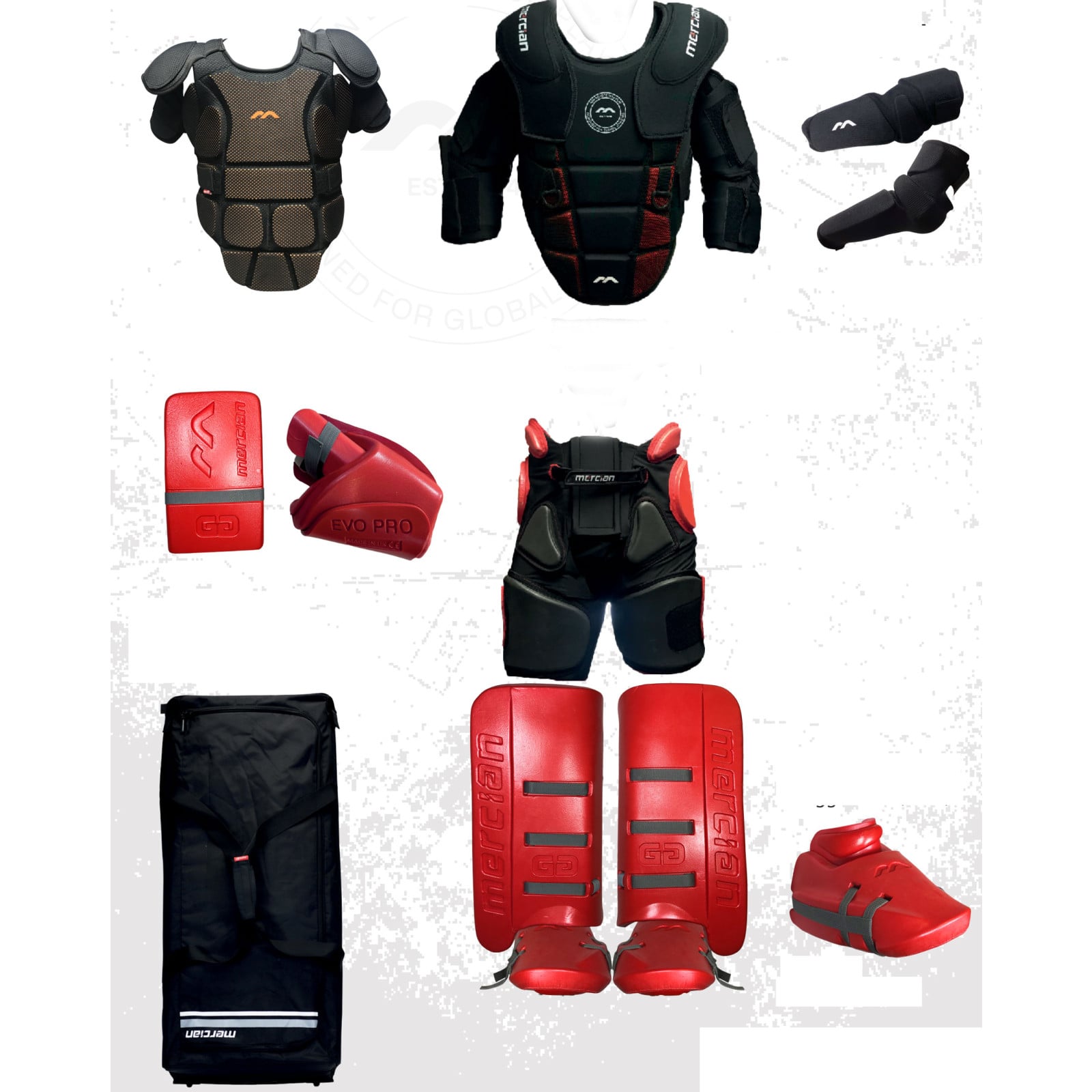 Mercian Evolution Pro Ultimate Goal Keeping Set - No Helmet/Abdo (2024/25) - Mercian Evolution Pro Goal Keeping Set - No Helmet/Abdo
