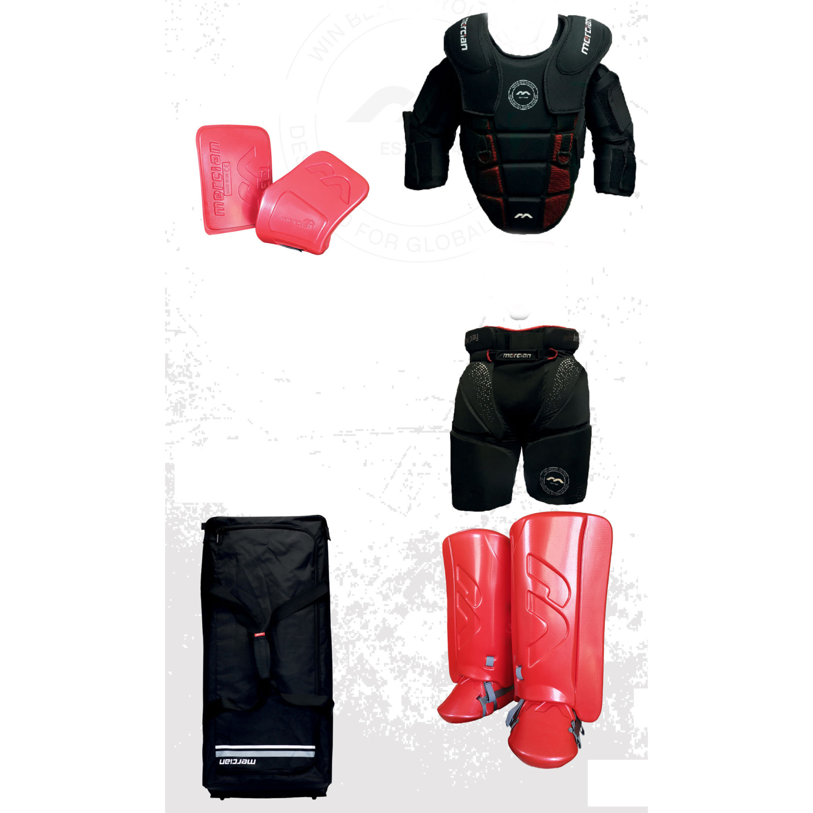 Mercian Genesis 0.1 Goal Keeping Set - No Helmet/Abdo (2024/25) - Mercian Genesis 0.1 Torwartset - Ohne Helm/Abdominal (2023/24)