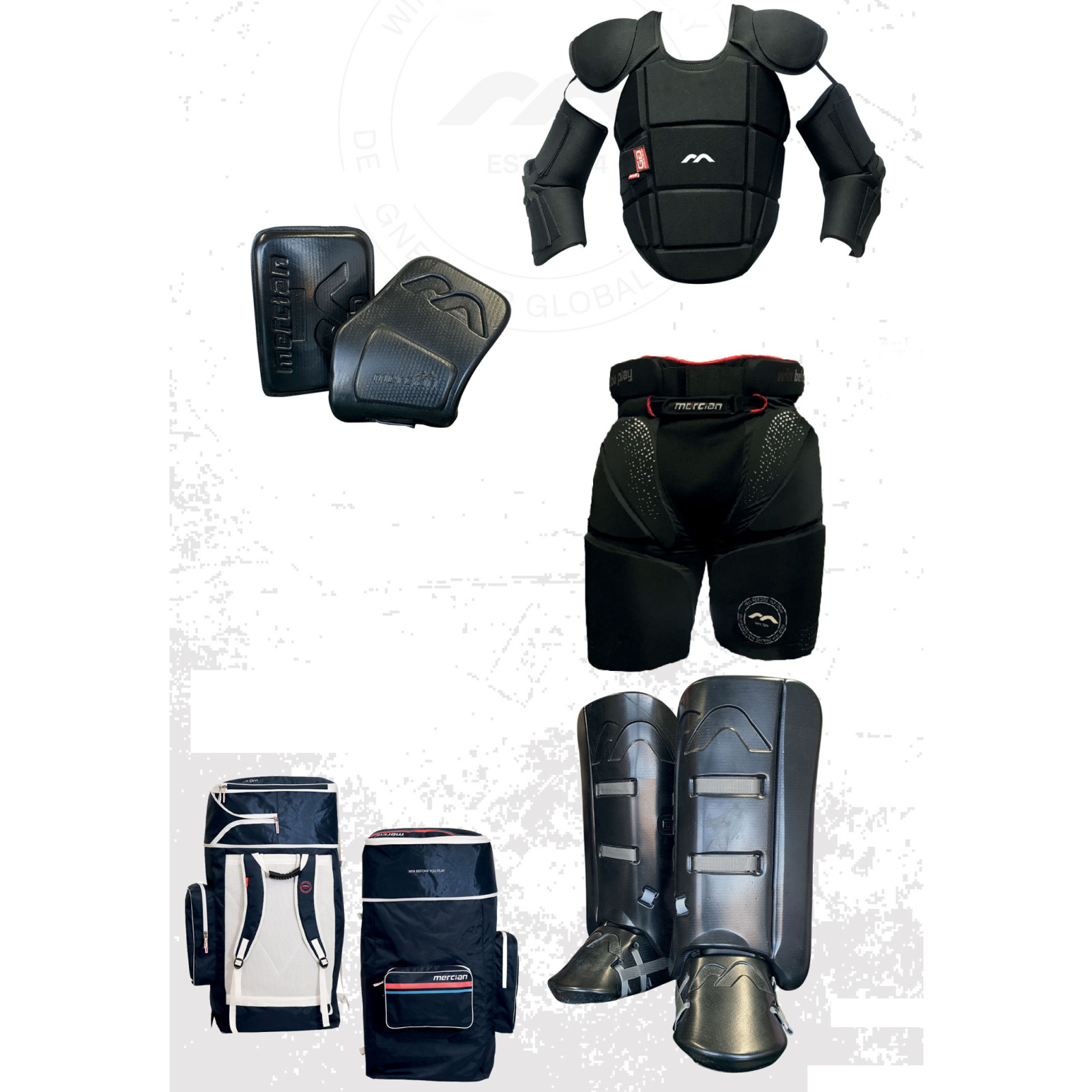 Mercian Genesis 0.2 Goal Keeping Set - No Helmet/Abdo (2024/25) - Mercian Genesis 0.2 Torwartset - Ohne Helm/Abdomen (2023/24)