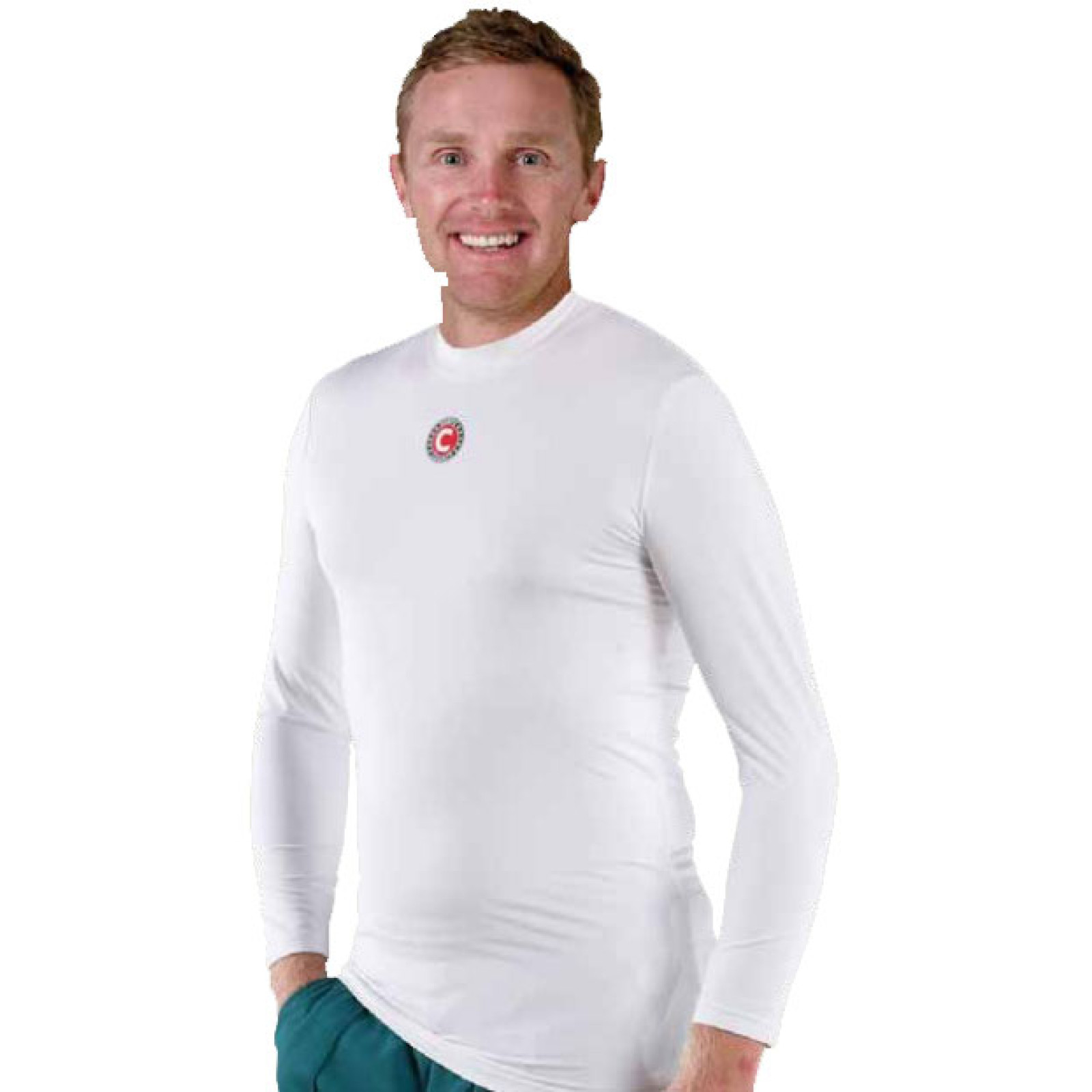 Hunts County Baselayer - White - Hunts County Baselayer - White - Camisetas interiores de críquet