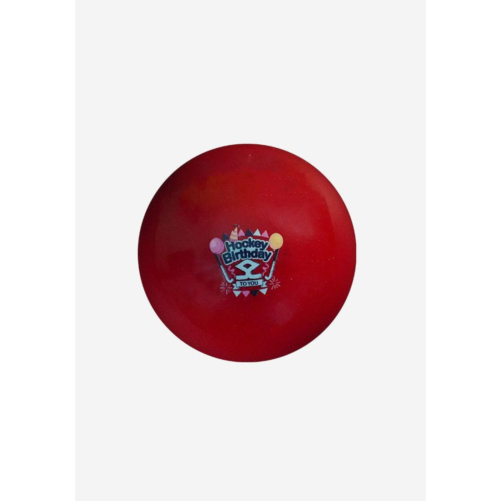 Shrey Meta VR Happy Birthday Hockey Ball - Red - Shrey Meta VR Joyeux anniversaire Balle de Hockey - Rouge -