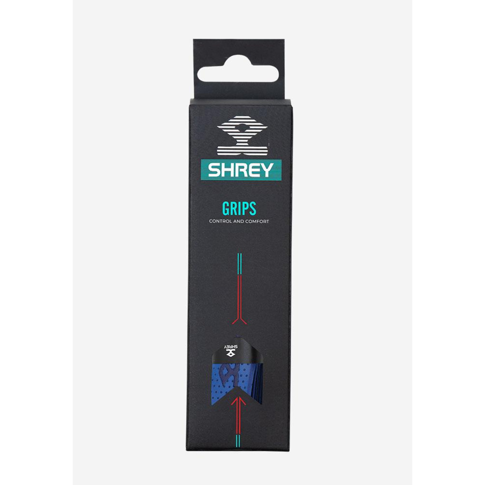 Shrey Touch Grip - Royal - Pack of 3 - Shrey Touch Grip - Royal - Pack of 3 - Side View
