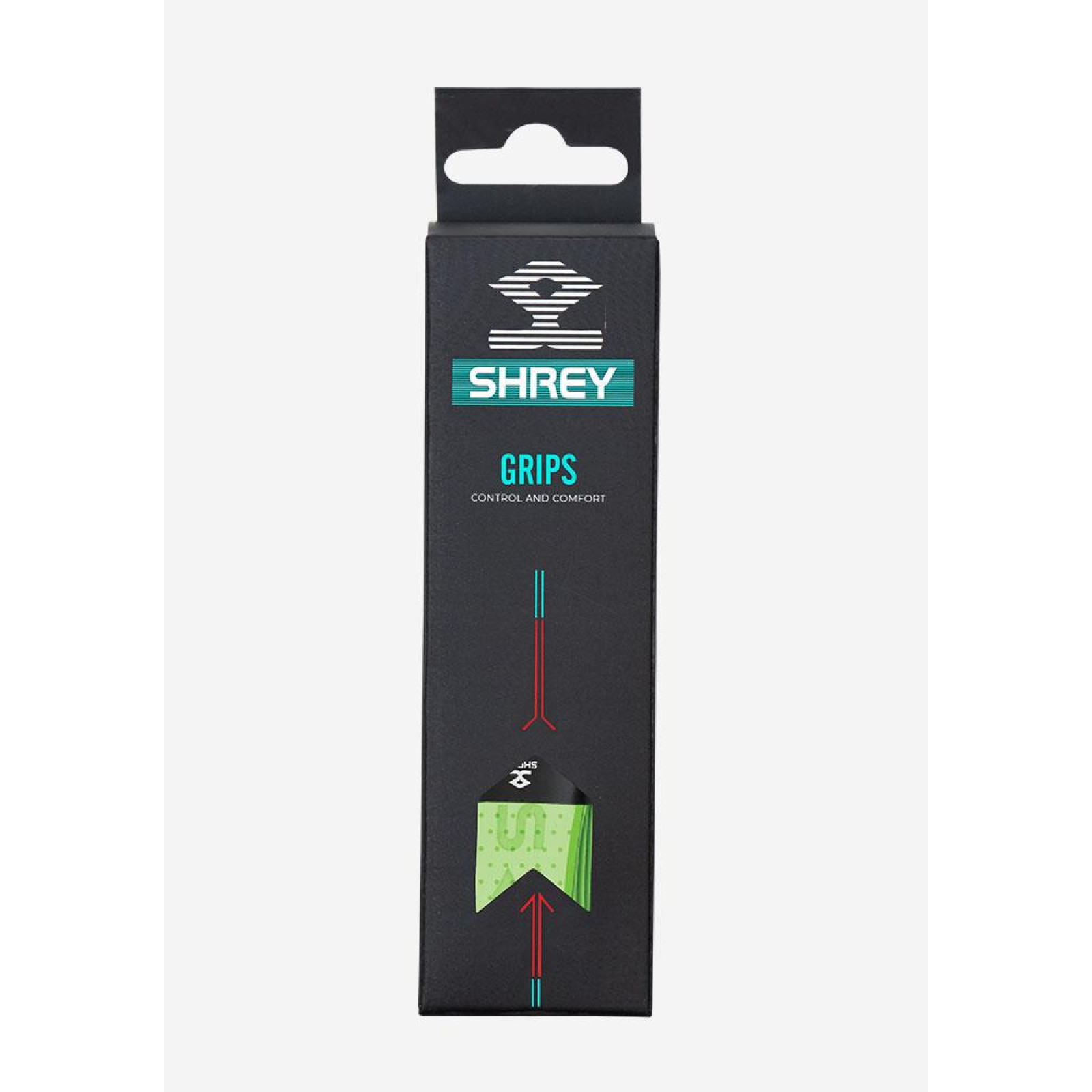 Shrey Touch Grip - Sea Green - Pack of 3 - Side View