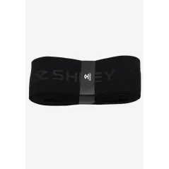 Empuñadura de gamuza Shrey - Negra - Paquete de 3