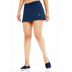 Shrey Performance Hockey Skort - Navy - Side View