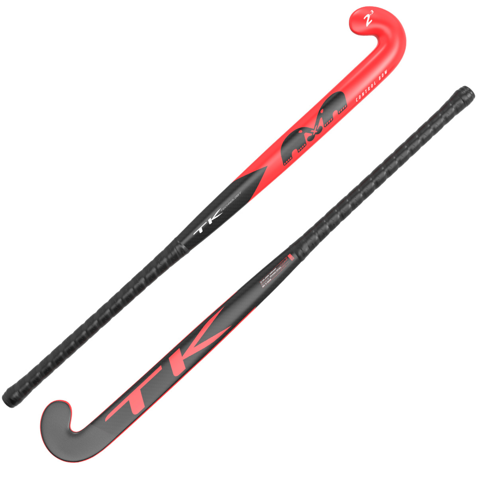TK 2.3 Control Bow Hockey Stick (2023/24) - Side View