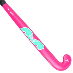 TK 3.6 Control Bow Hockey Stick - Pink/Aqua