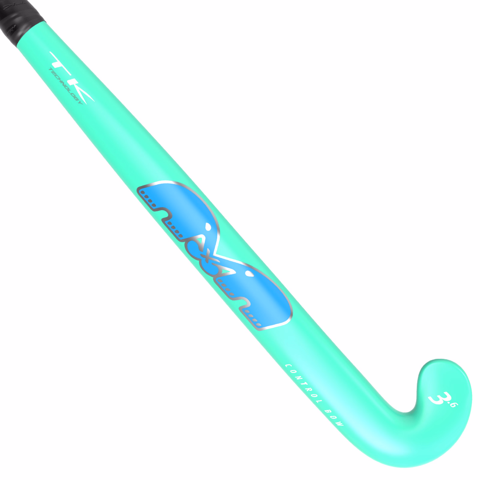 TK 3.6 Control Bow Hockeyschläger - Aqua/Sky (2023/24) - Image 1 of 2