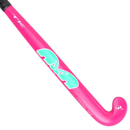TK 3 Junior Control Bow Hockey Stick - Aqua/Pink (2023/24) - TK 3 Junior Control Bow Hockey Stick - Aqua/Pink (2023/24) - TK 3 J
