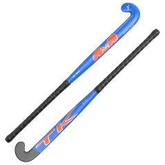 TK 3 Junior Control Bow Hockeyschläger - Blau/Orange (2023/24) - Side View