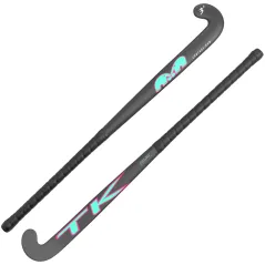 TK 3.5 Indoor Control Bow Hockey Stick - Black/Aqua (2023/24)