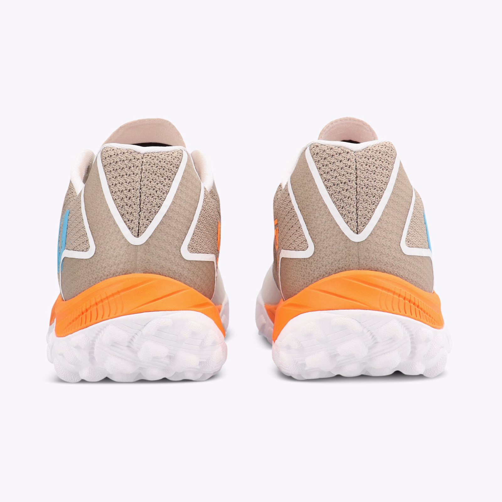 Osaka KAI MK1 Junior Hockey Shoes - Grey/Holographic (2023/24) - Back View
