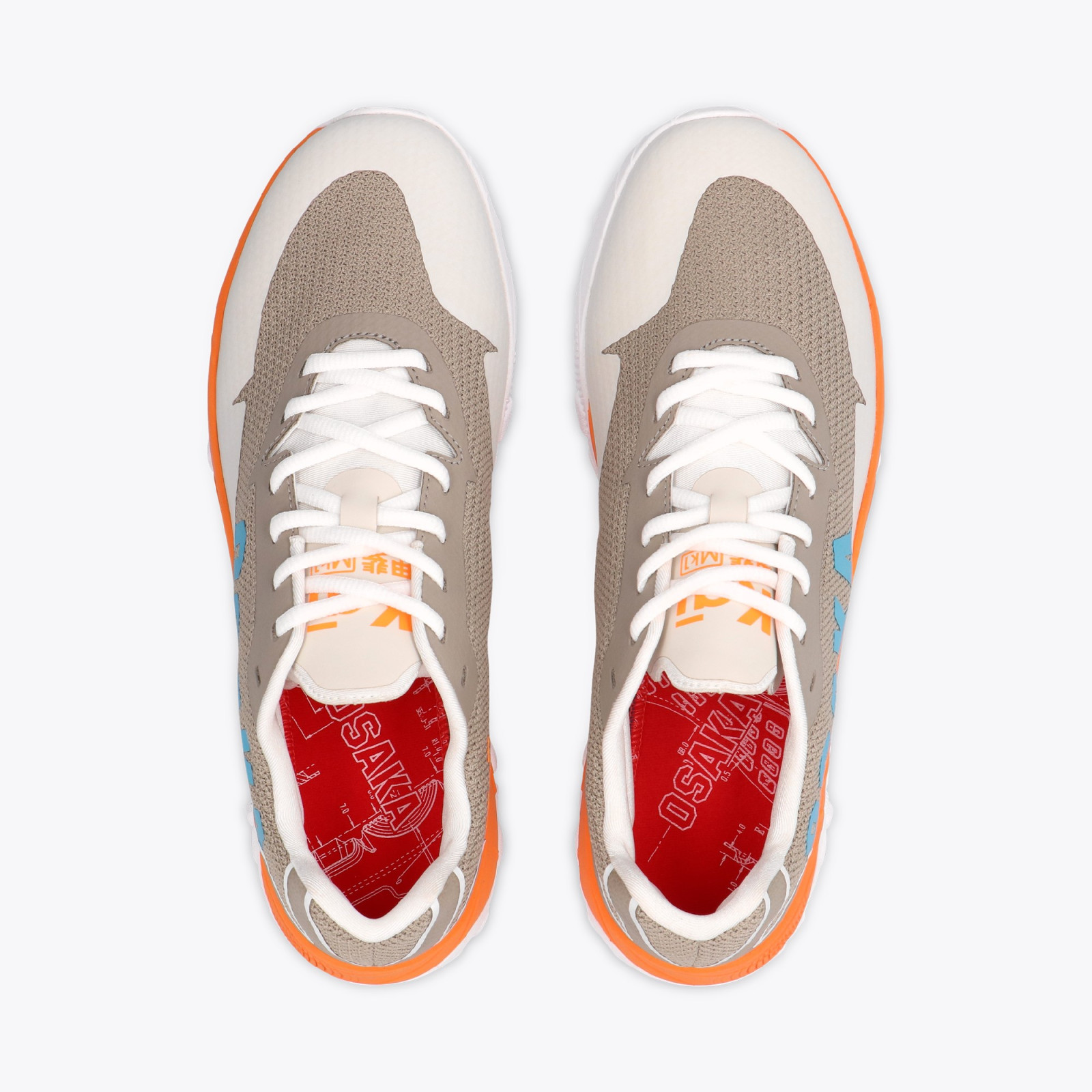 Osaka KAI MK1 Junior Hockey Shoes - Grey/Holographic (2023/24) - Detail
