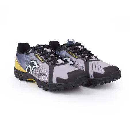 Kookaburra Stinger Junior Hockey Shoes - Grey/Yellow (2023/24) - Kookaburra Stinger Junior Hockey Shoes - Grey/Yellow (2023/24) 