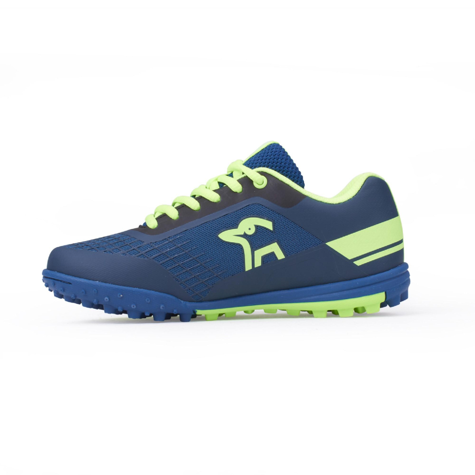 Kookaburra Orbit Junior Hockey Shoes - Blue/Yellow (2023/24) - Side View