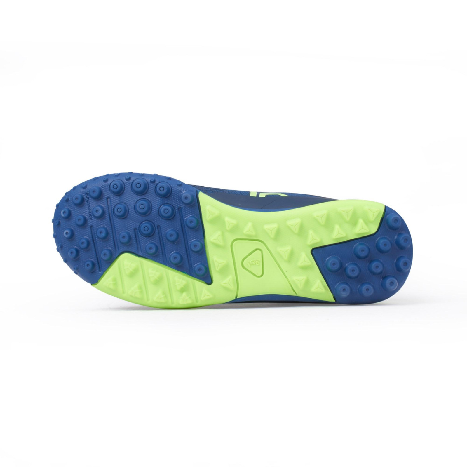 Kookaburra Orbit Junior Hockey Shoes - Blue/Yellow (2023/24) - Close-up