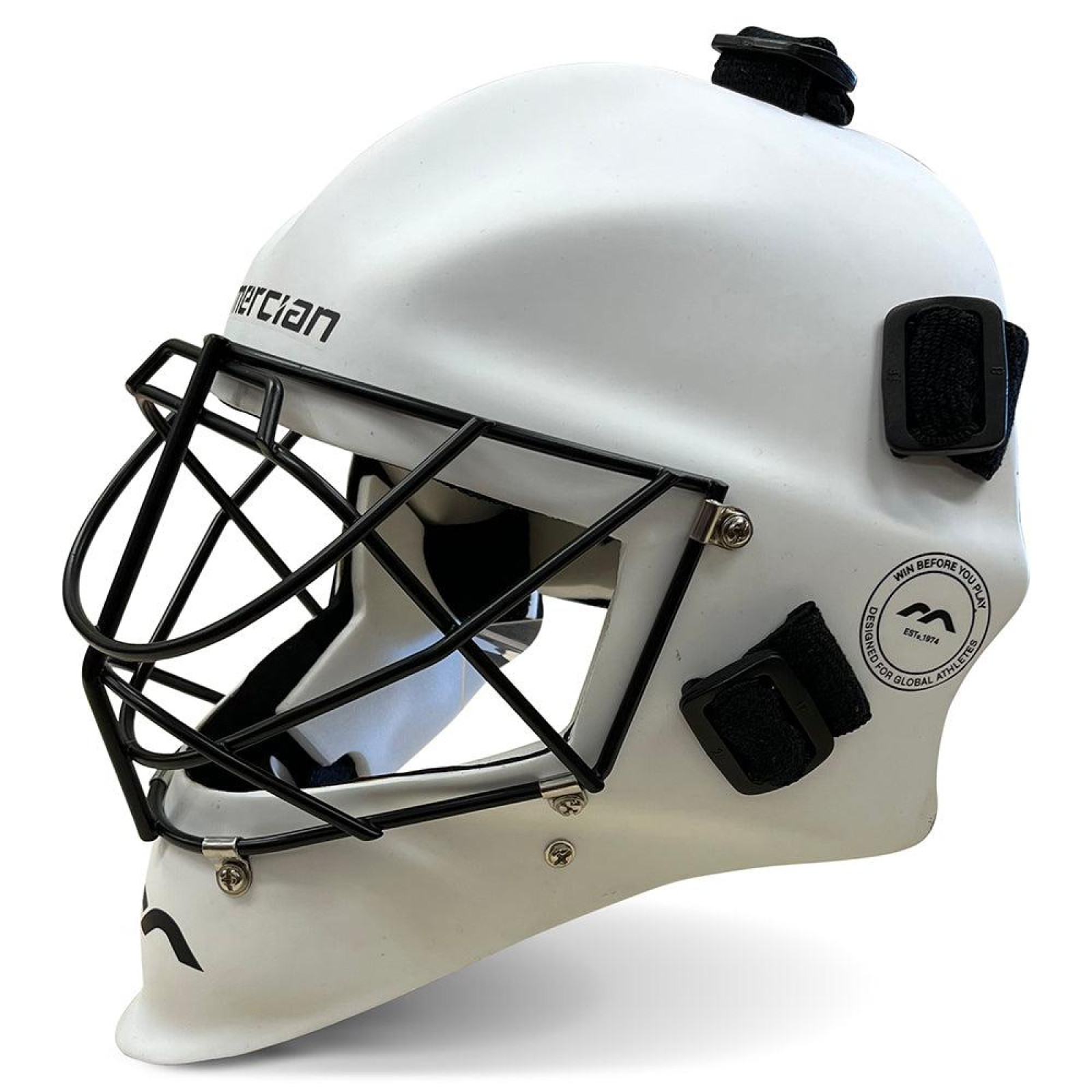 Mercian Genesis Junior Goal Keeping Helmet - White Matt (2025/26) - Mercian Genesis Junior Goal Keeping Helmet - White Matt (202