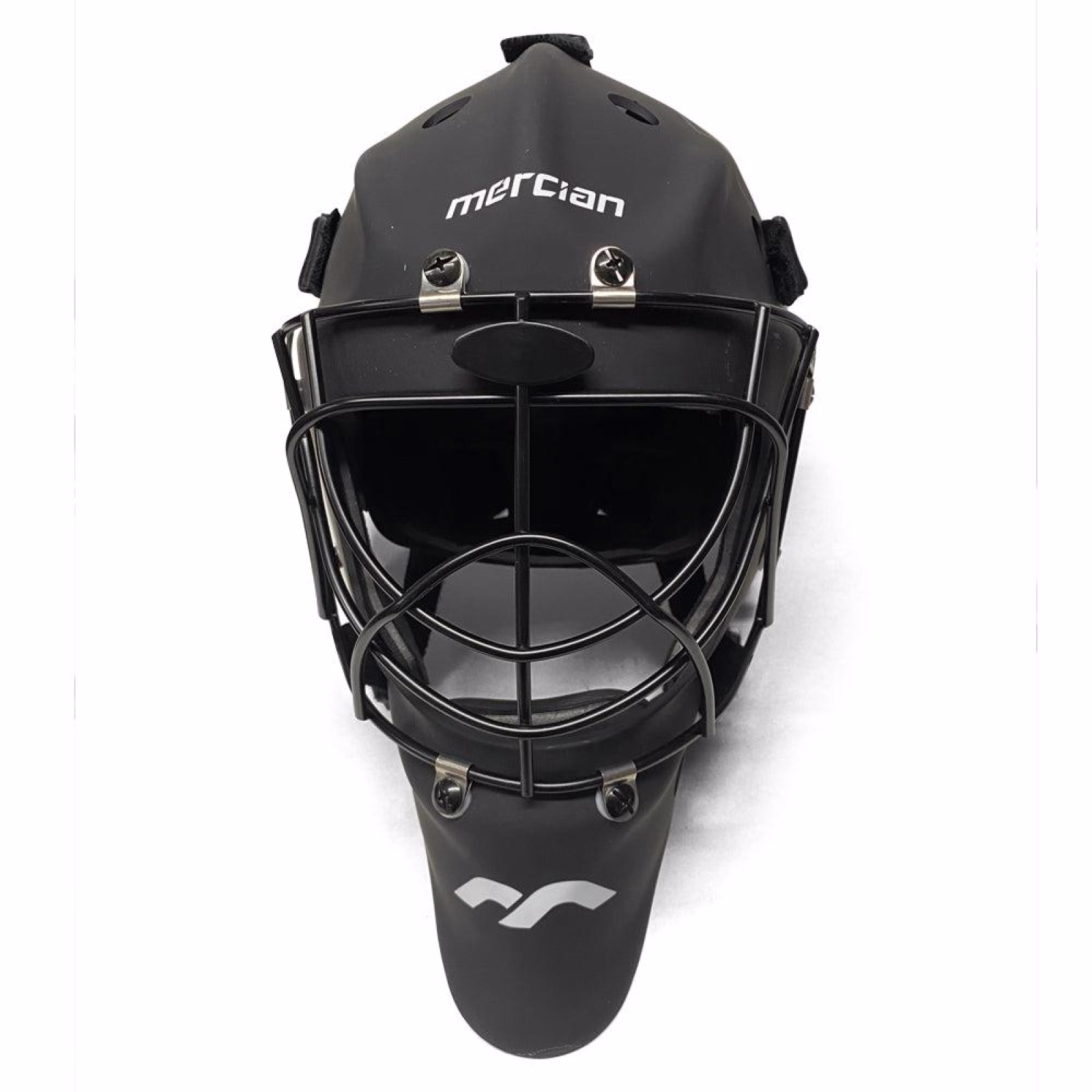 Mercian Genesis Junior Goalkeeping Helmet - Black (2025/26) - Mercian Genesis Junior Goalkeeping Helmet - Black (2025/26) - Merc