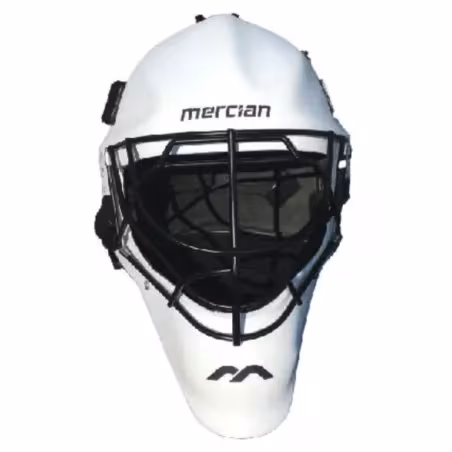 Mercian Genesis Senior Goal Keeping Helmet - White Matt (2025/26)