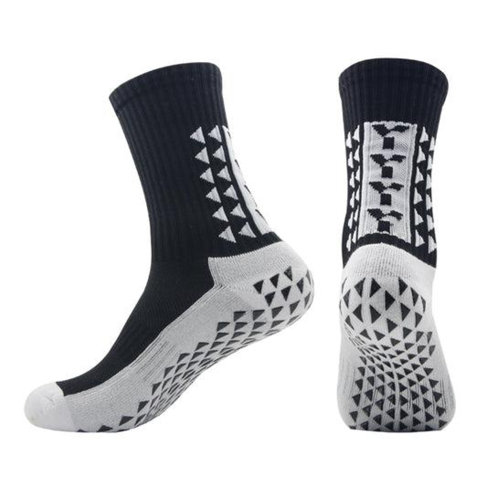 Y1 Anti Slip Socks - Black - Y1 Anti Slip Socks (Pack of 3) - Black