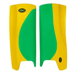 🔥 OBO Robo Hi-Rebound Legguards - Green/Yellow | Next Day Delivery 🔥