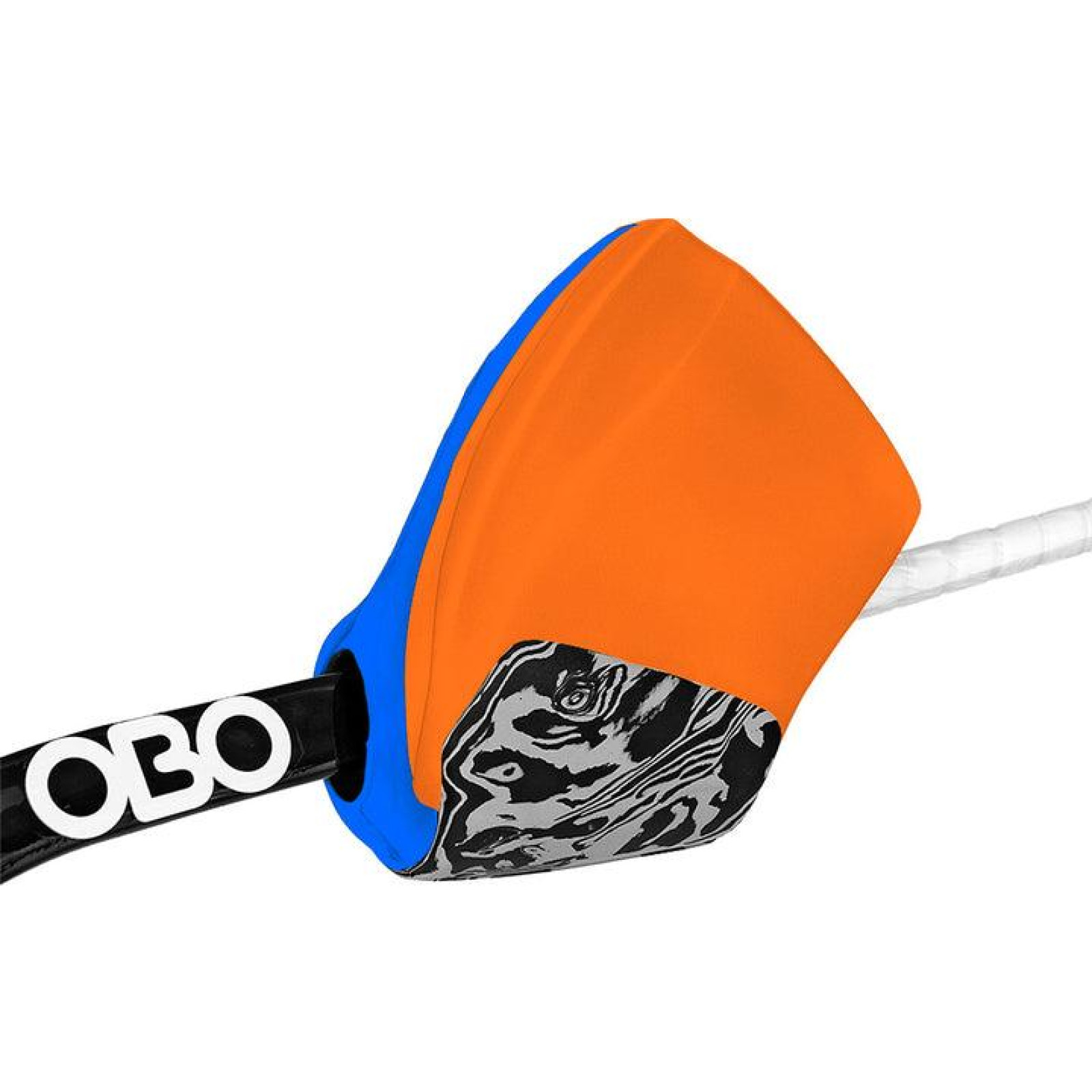 Obo Robo Hi-Rebound Handschutz rechts, Orange/Blau - Side View