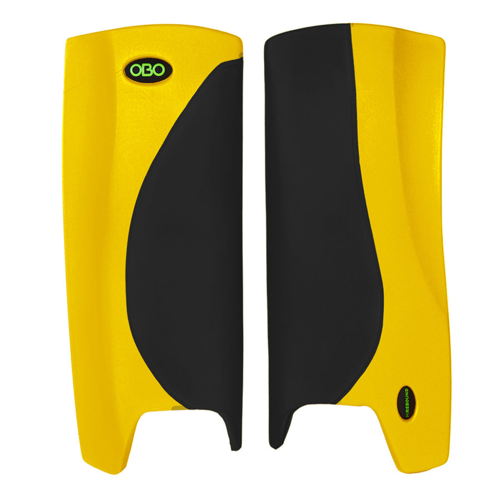 OBO Robo Hi-Rebound Legguards - Black/Yellow - OBO Robo Hi-Rebound Legguards - Zwart / Geel - Beenbeschermers