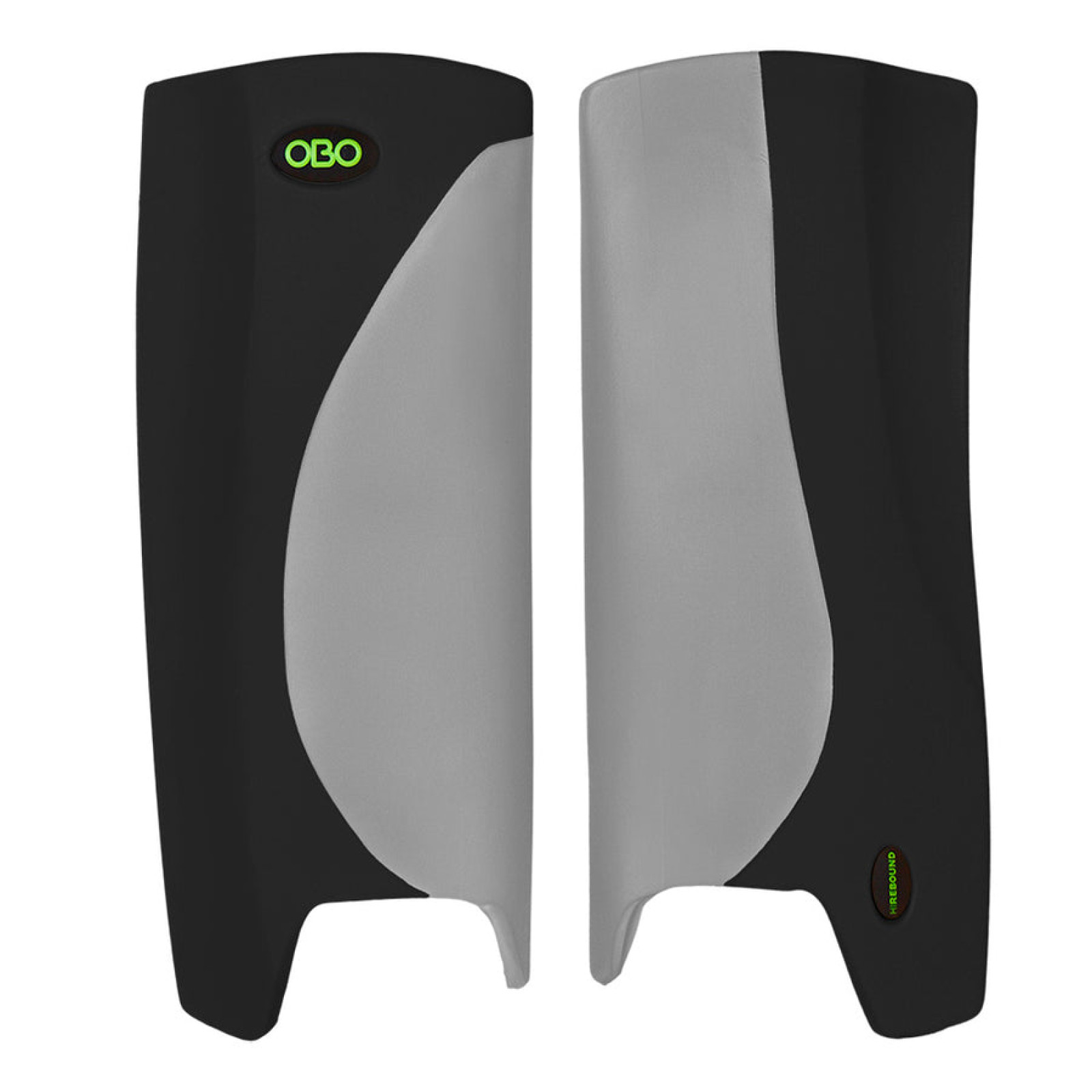 OBO Robo Hi-Rebound Beinschützer - Grau/Schwarz - Hi-Rebound Legguards von OBO Robo - Grau / Schwarz