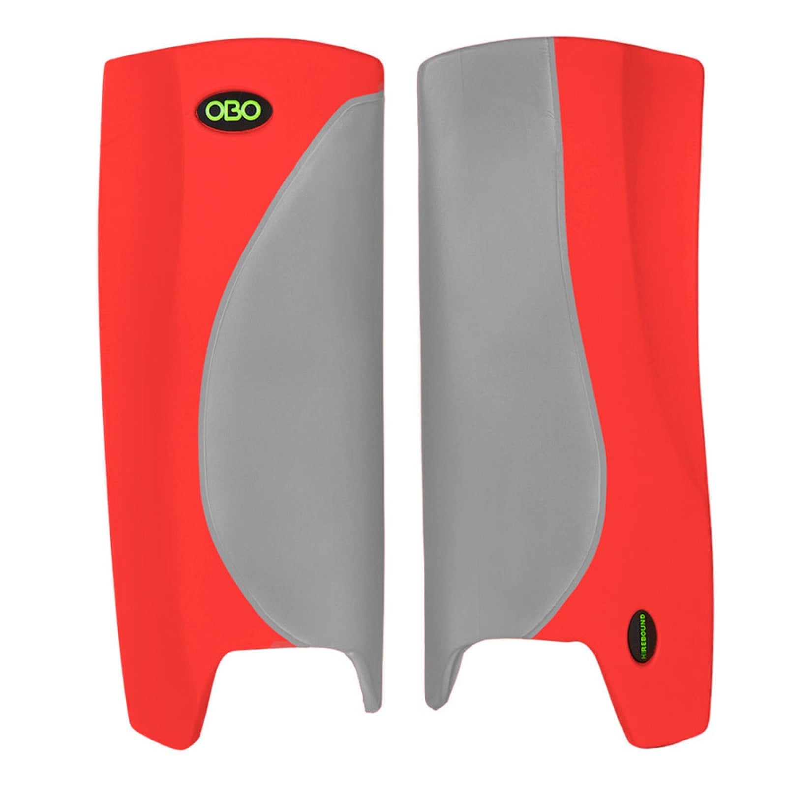 OBO Robo Hi-Rebound Legguards - Grey/Red