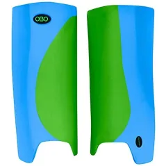 🔥 OBO Robo Hi-Rebound Legguards - Green/Peron Blue (Seconds) | Next Day Delivery 🔥